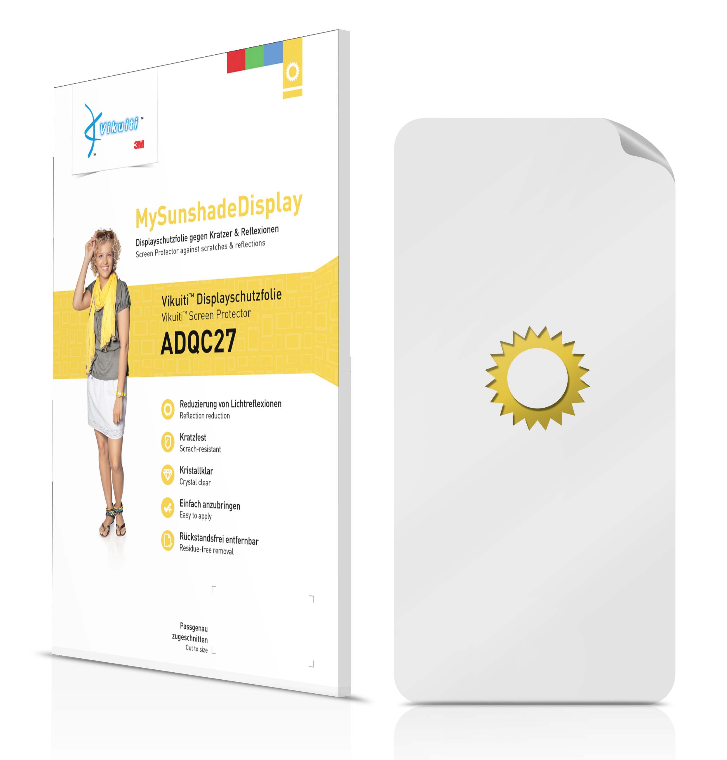 2x Vikuiti ADQC27 Displayschutz Schutzfolie Mercedes-Benz Comand APS 2.5